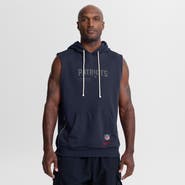 Nike Men's Nike Navy New England Patriots Sideline Standard Issue Dri-FIT Sleeveless Hoodie