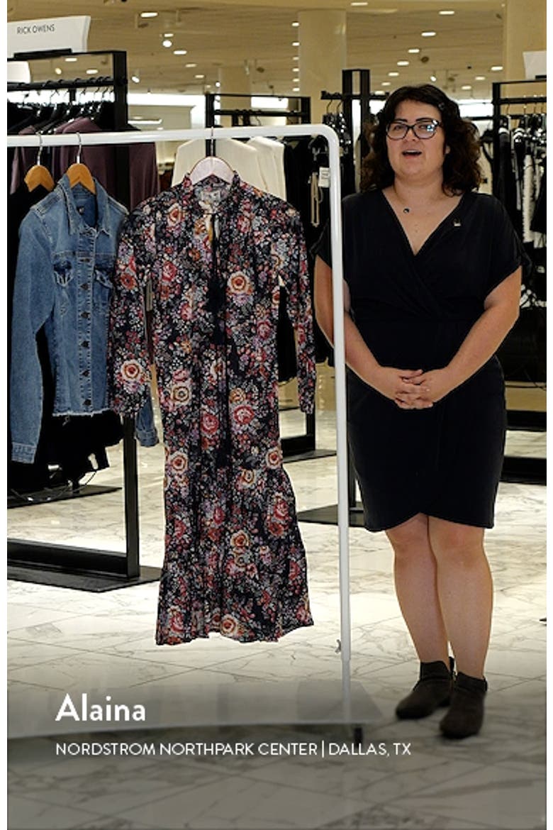 Astrid Floral Long Sleeve Cotton Dress video