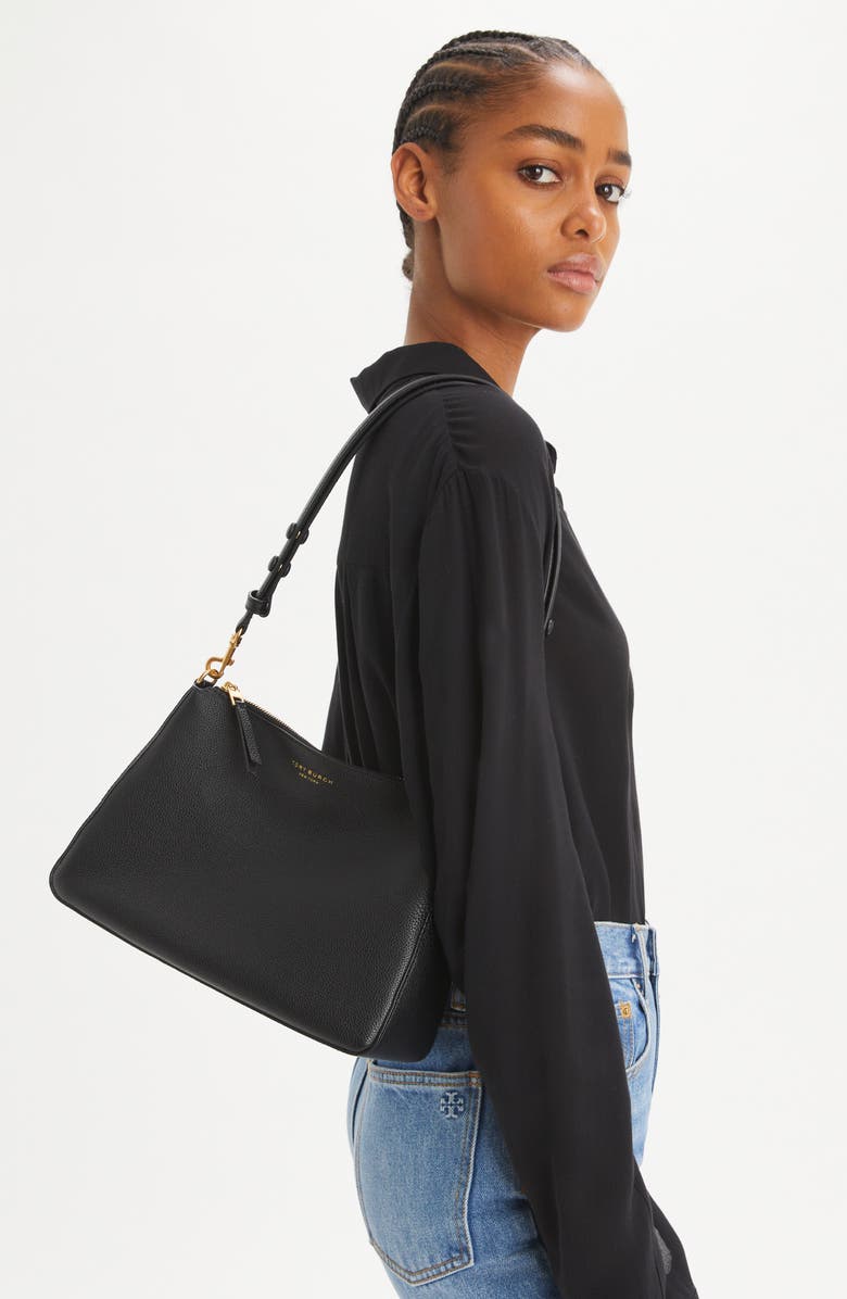 Tory Burch Perry Leather Shoulder Bag, Alternate, color,