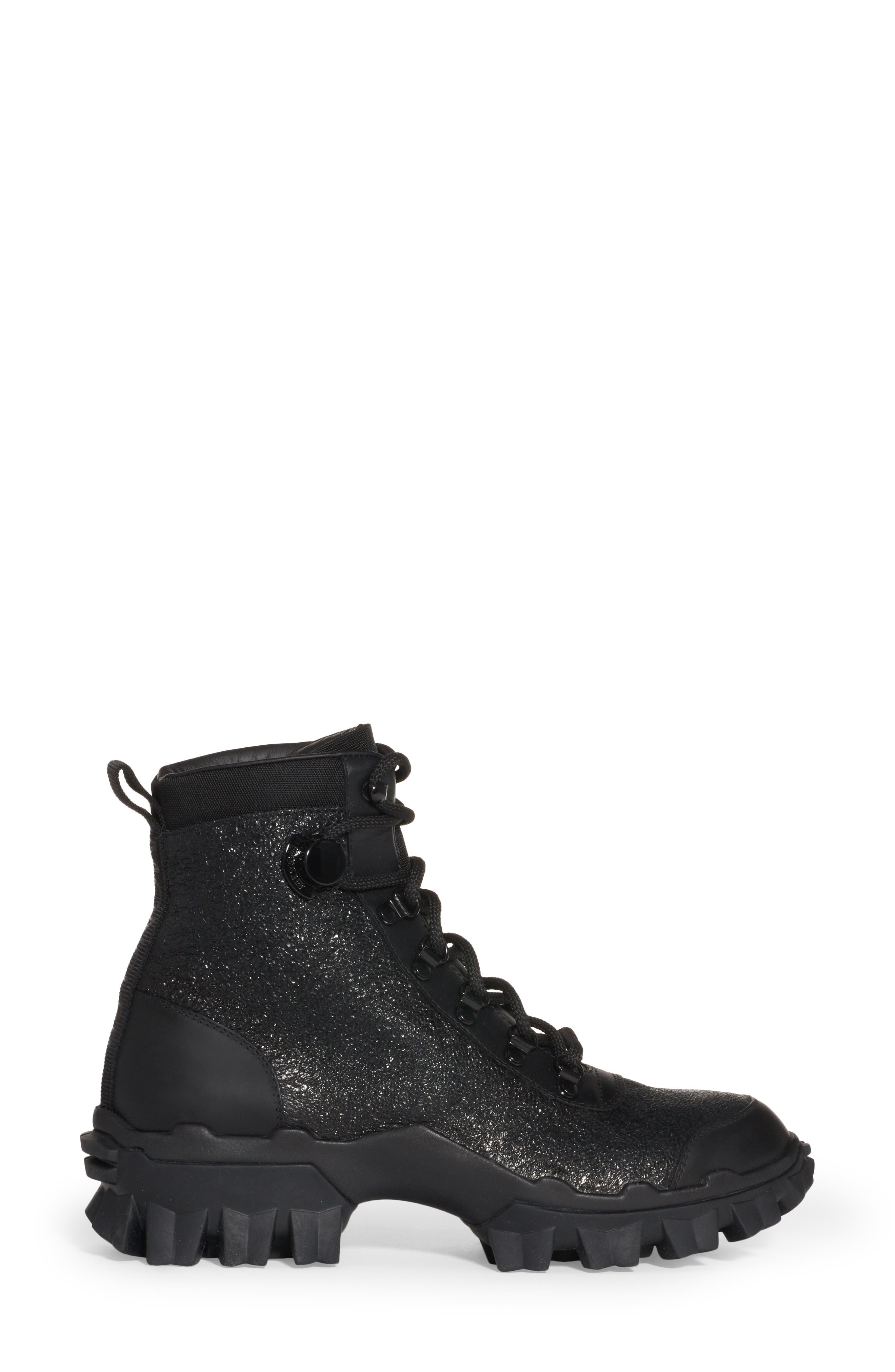 Moncler Helis Crinkle Hiking Boot, Alternate, color, 