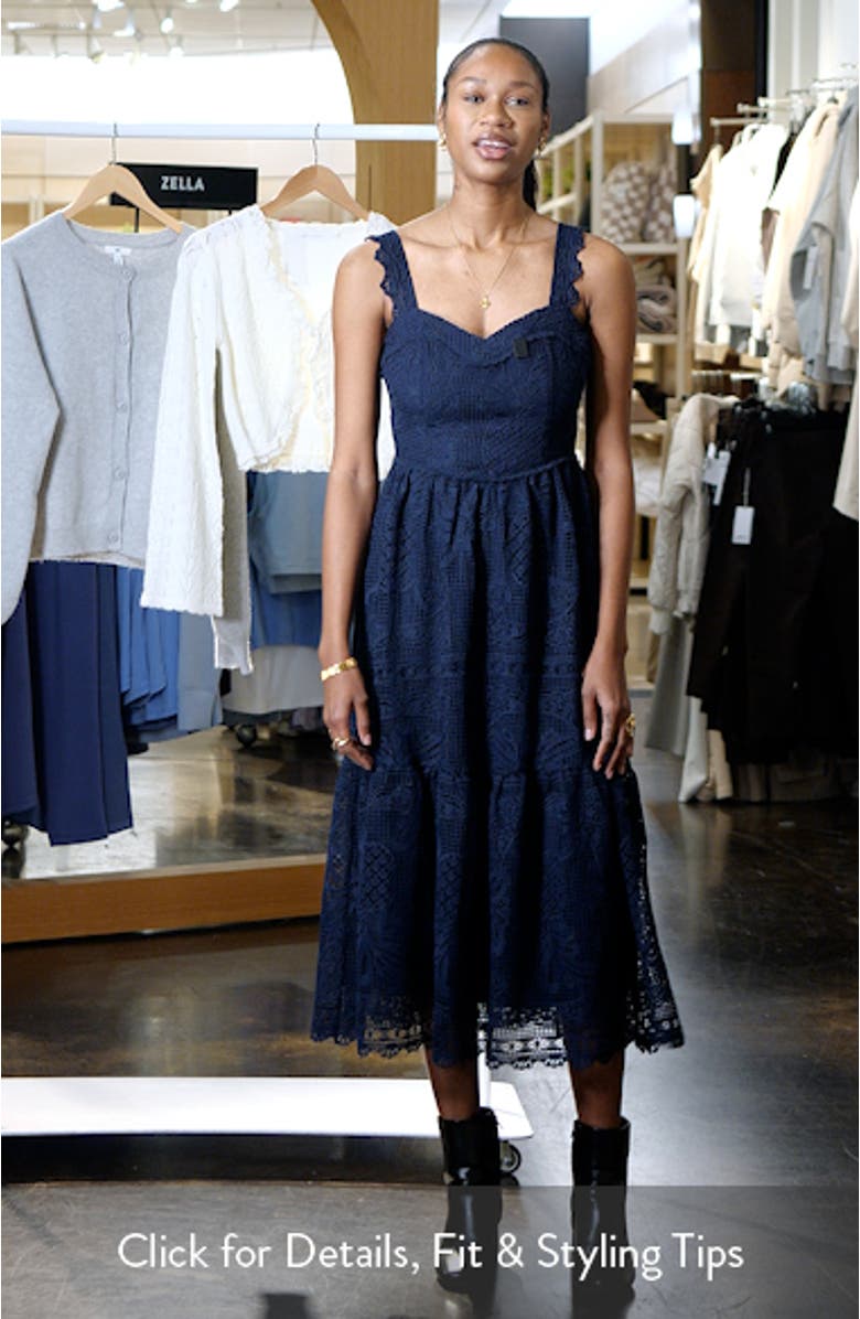 floor length long dressing gown Fionna Maxi Dress - Blue Floral main image 0