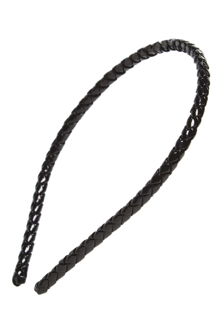 Braided Headband, Main, color, BLACK