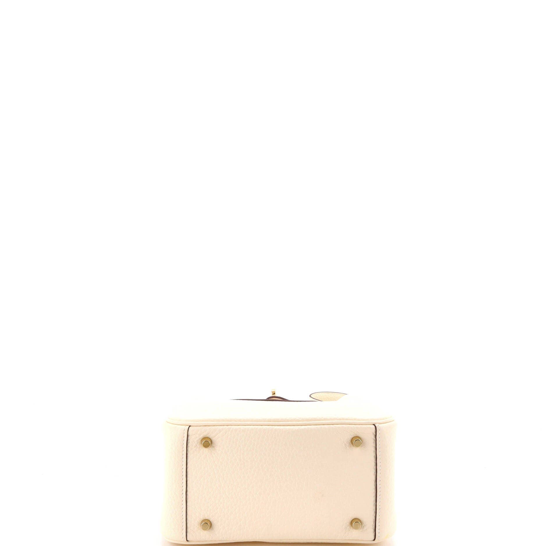 Pre-Owned Hermes Lindy Bag Clemence Mini, Alternate, color, Nata