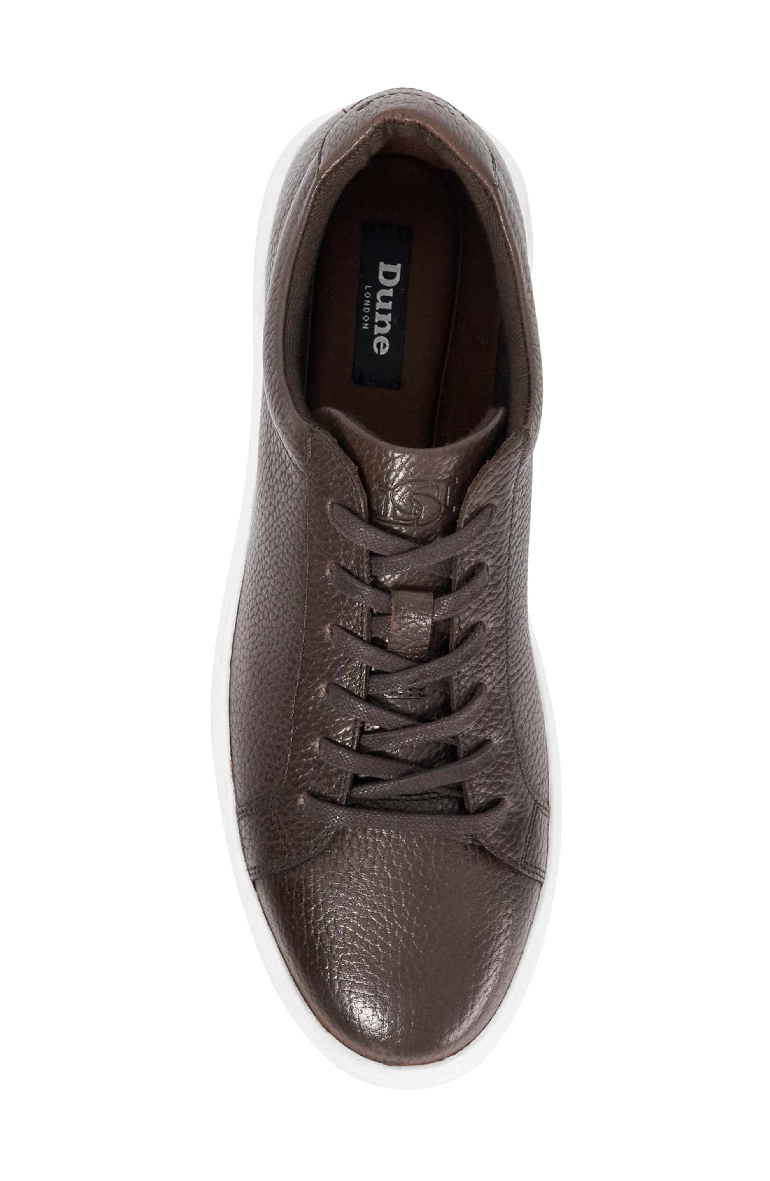 Dune London Tais Sneaker, Alternate, color, Brown