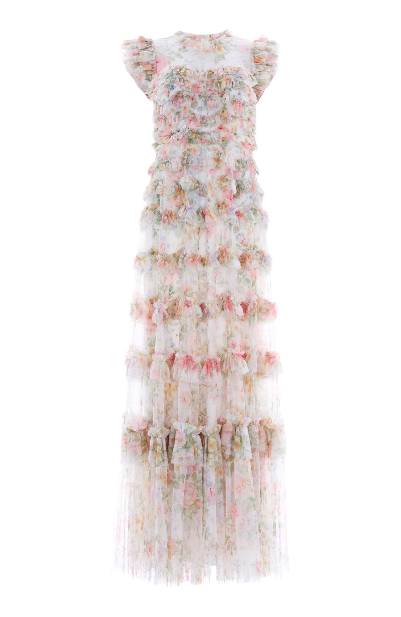Pompadour Garden Round Neck Gown - image 2