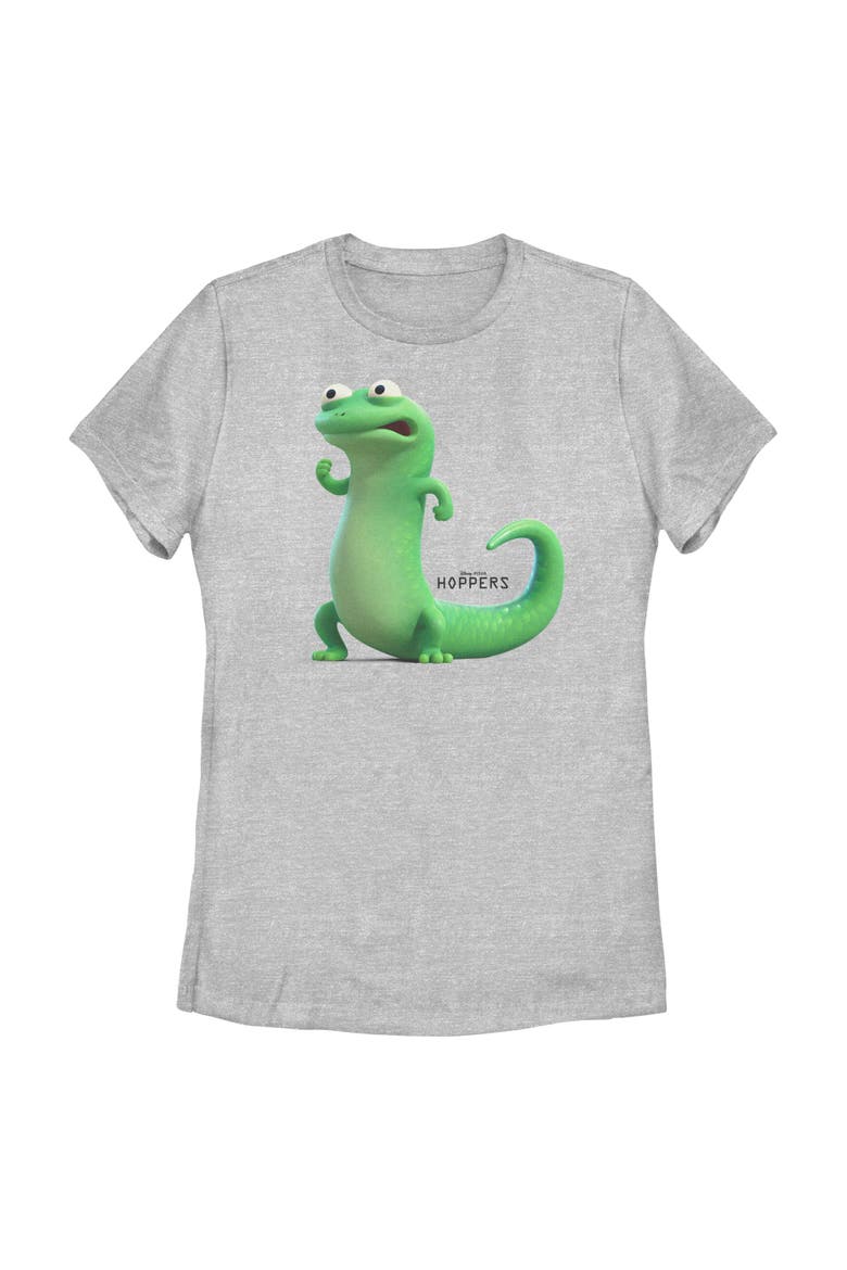 Women's Hoppers Tom Lizard Angry Pose  Graphic T-Shirt, Main, color, Athletic Heather