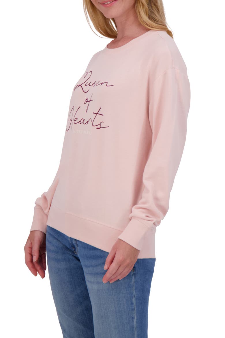 Long Sleeve Graphic T-Shirt, Alternate, color, ROSE SMOKE