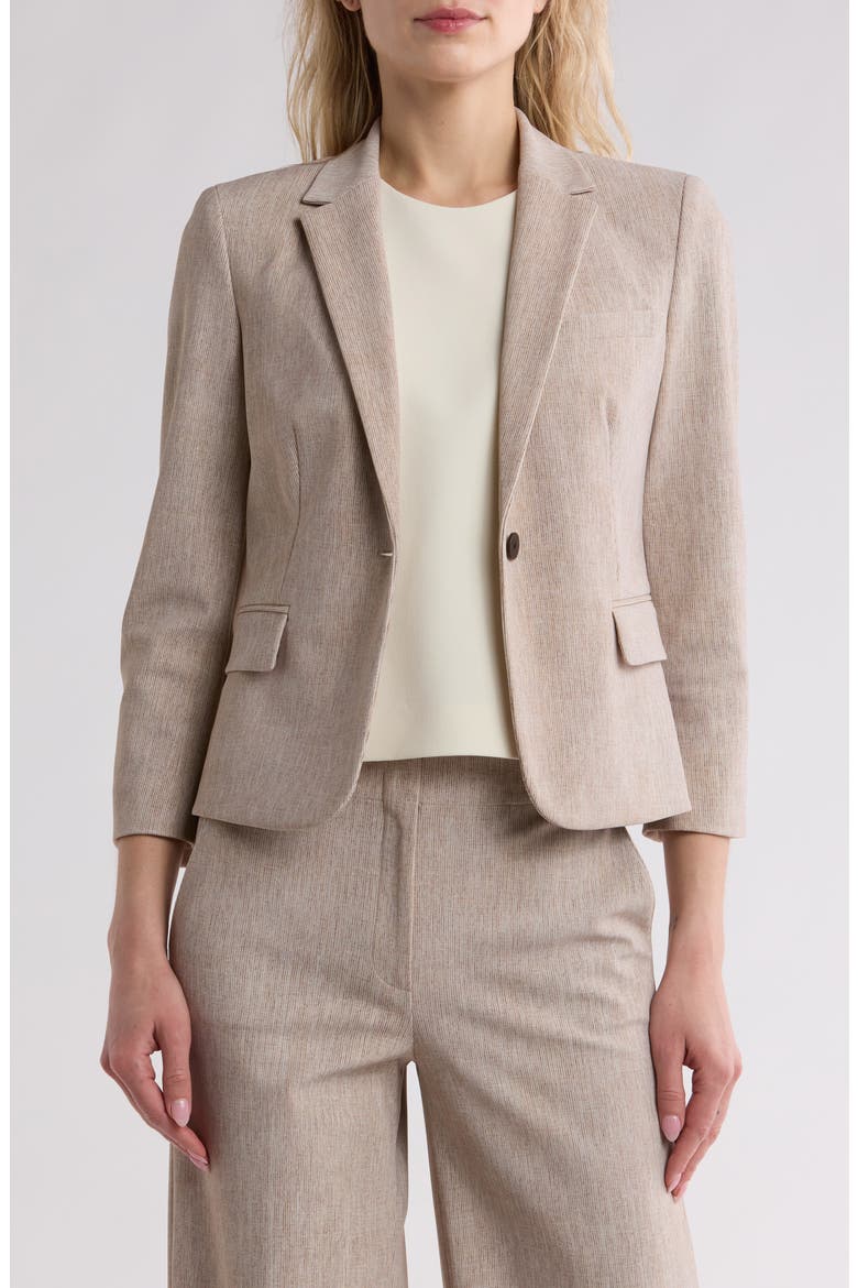 Shrunken Blazer, Main, color, MULTI