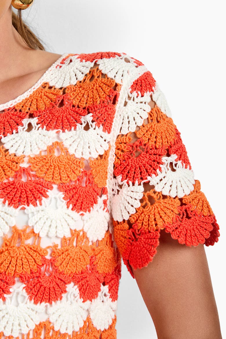 Solana Beach Dress, Alternate, color, Calypso Coral Whitewash