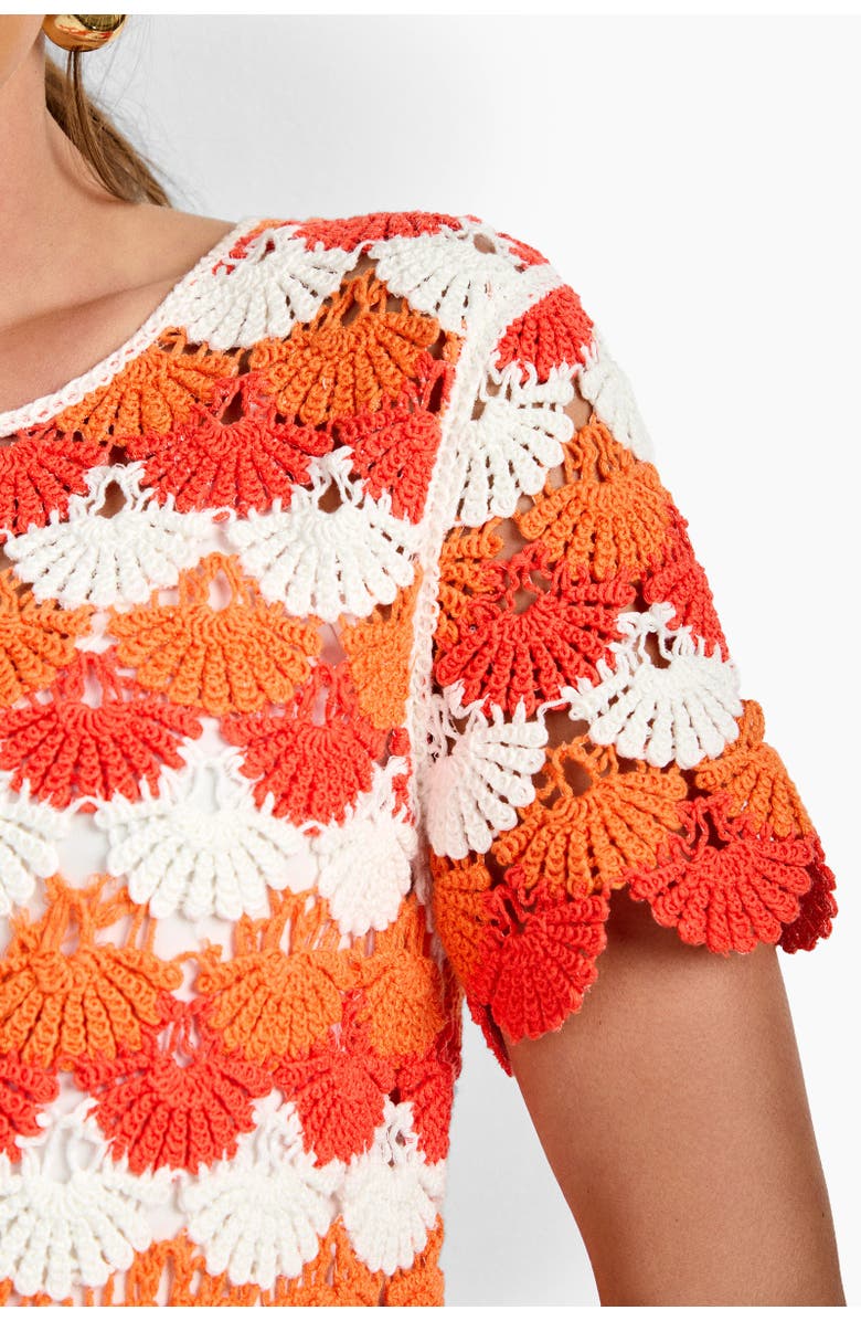 Trina Turk Solona Beach Dress, Alternate, color, Calypso Coral Whitewash