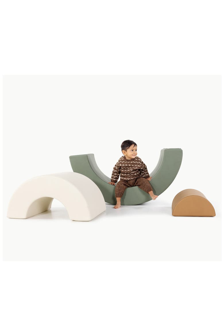 Arc Faux Leather Playset, Alternate, color, THYME
