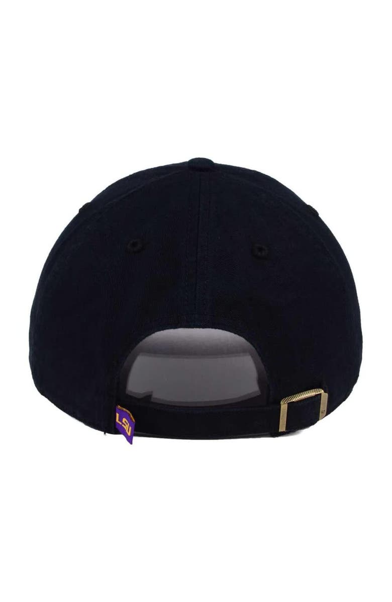 '47 Men's '47 Black LSU Tigers Clean Up Adjustable Hat, Alternate, color, Black