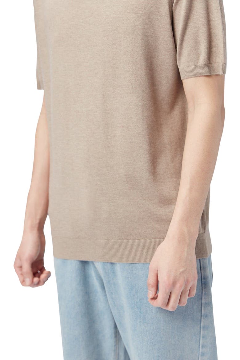 Silk Cashmere Polo Shirt, Alternate, color, nomad