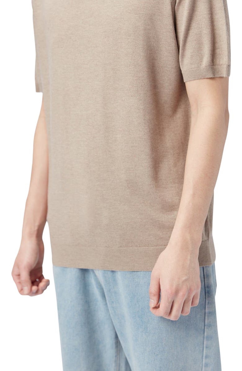 GOBI Mongolian Cashmere Silk Cashmere Polo Shirt, Alternate, color, Nomad