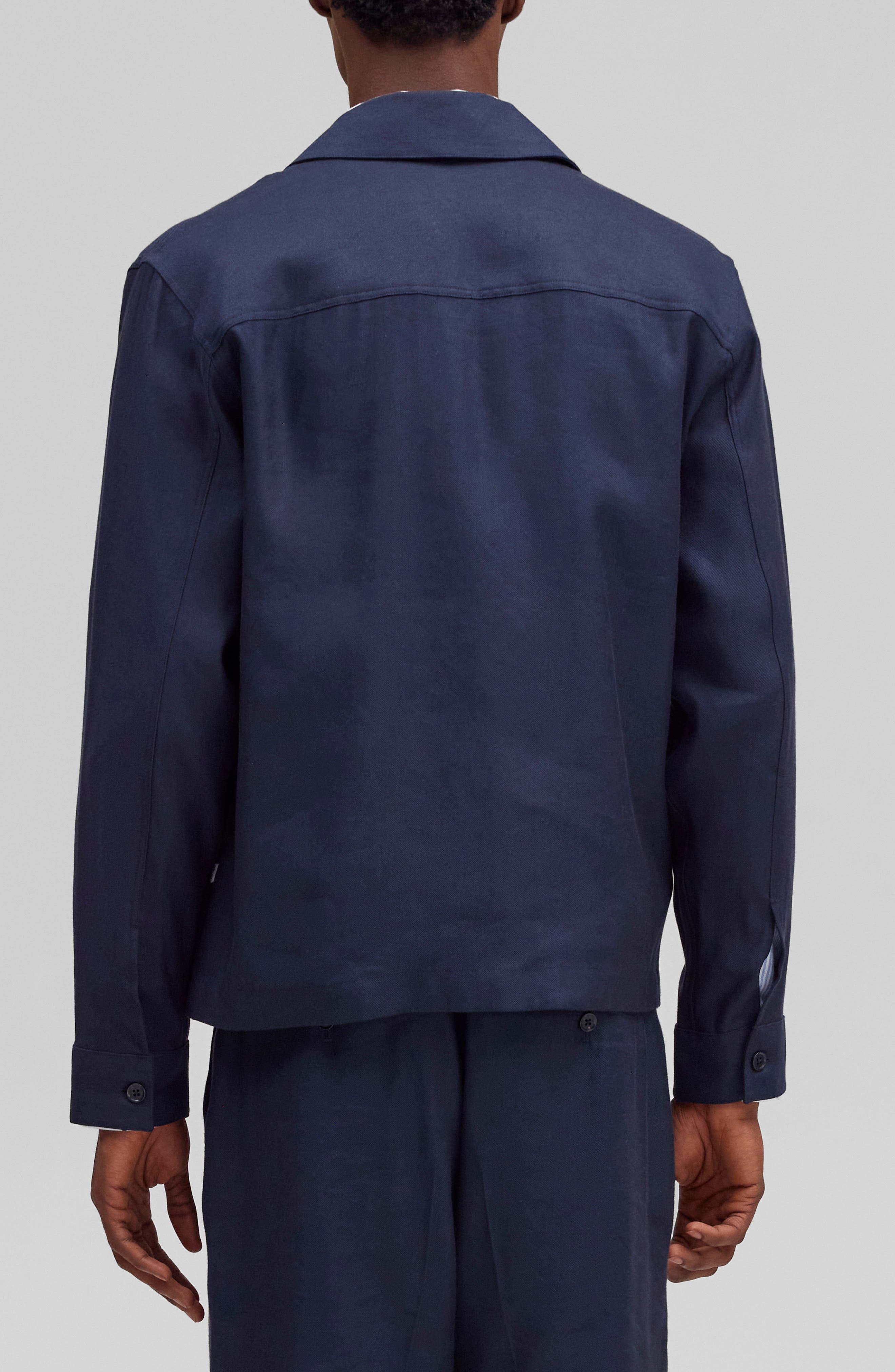 Alban 1808 Canvas Zip-Up Shirt Jacket - image 2
