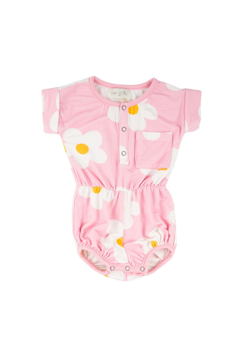 Judy Romper Lavender Daisies(Baby), Main, color, Light Pink