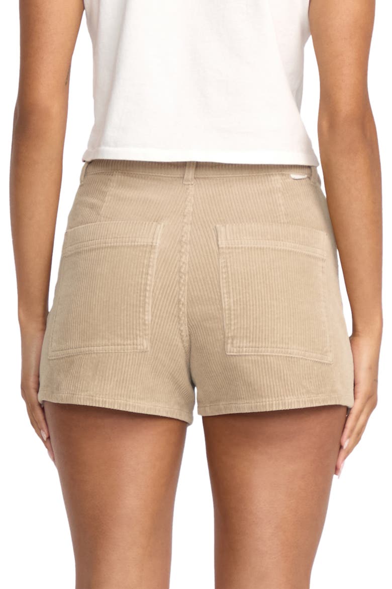 Free Fall Corduroy Shorts, Alternate, color, COBBLESTONE