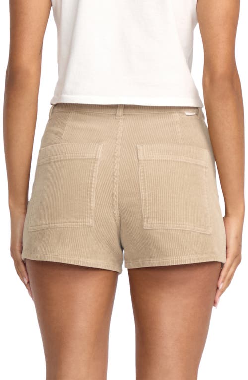 Billabong Free Fall Corduroy Shorts In Brown