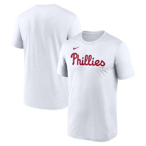 Men's Nike White Philadelphia Phillies New Legend Wordmark Dri-FIT T-Shirt