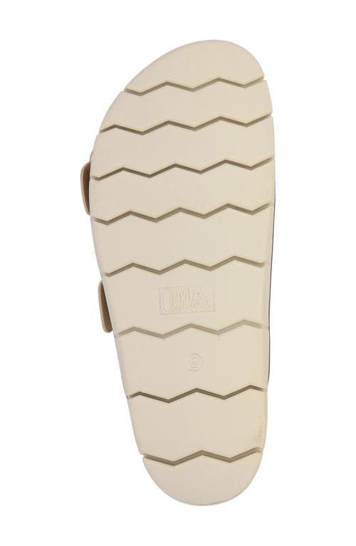 Mia Amore Mylaa Slide Sandal In Gold