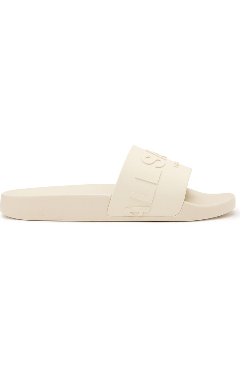 AllSaints Biggy Slide Sandal, Alternate, color, Chalk White