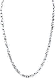 Michael M Men's 6.5 mm Cuban Chain Necklace