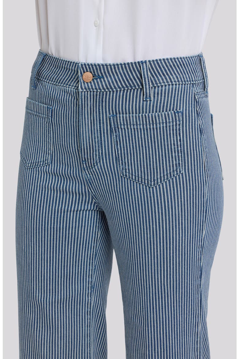 Coco High Waist Crop Wide Leg Jeans, Alternate, color, MALAGA STRIPE