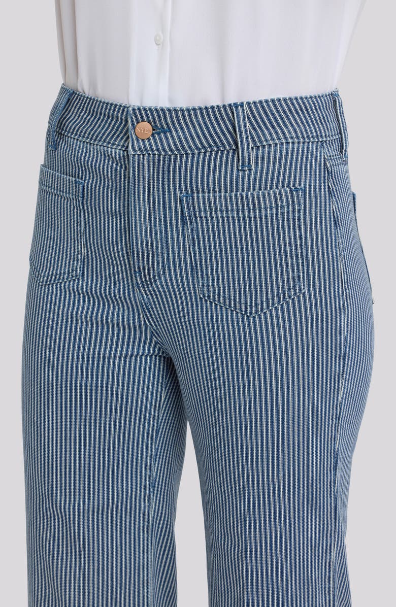 NYDJ Coco High Waist Crop Wide Leg Jeans, Alternate, color, 