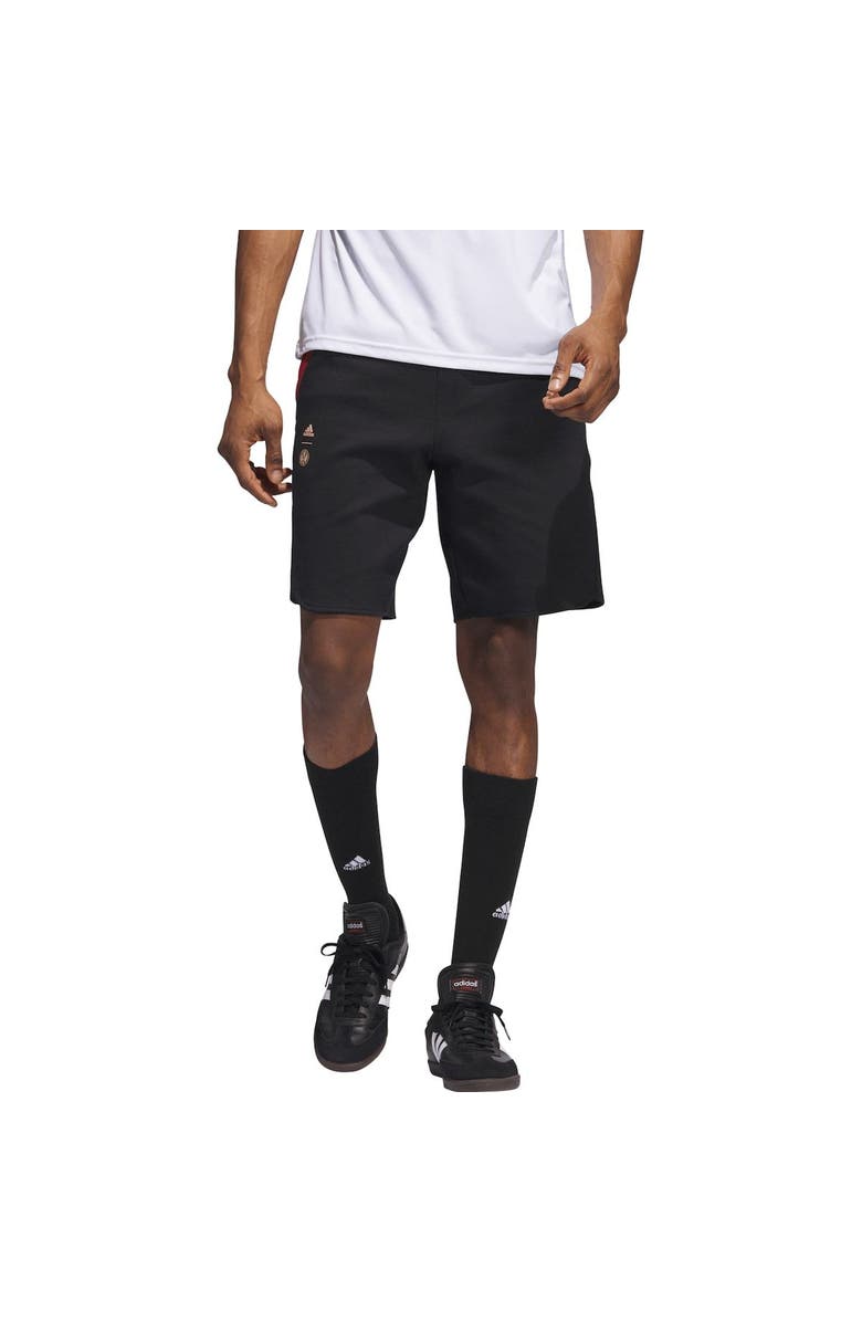 adidas Men's adidas Black Atlanta United FC 2023 Player Travel Shorts, Main, color, Black