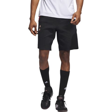 Men's adidas Black Atlanta United FC 2023 Player Travel Shorts