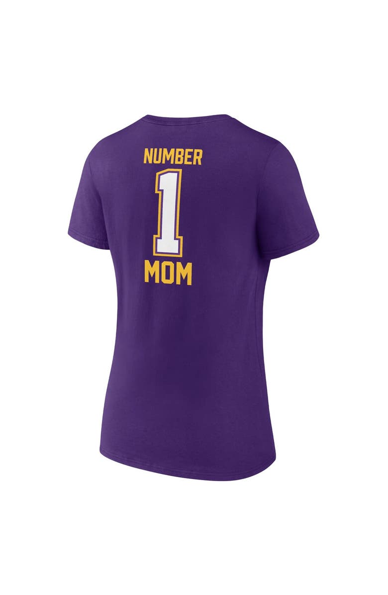 FANATICS Women's Fanatics Branded Purple Minnesota Vikings Mother's Day V-Neck T-Shirt, Alternate, color, Purple