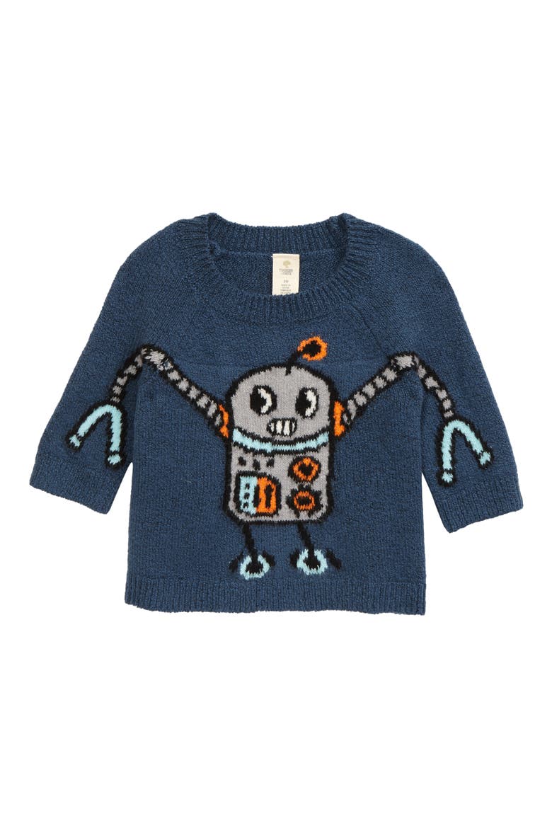 Icon Sweater, Main, color, NAVY DENIM ROBOT