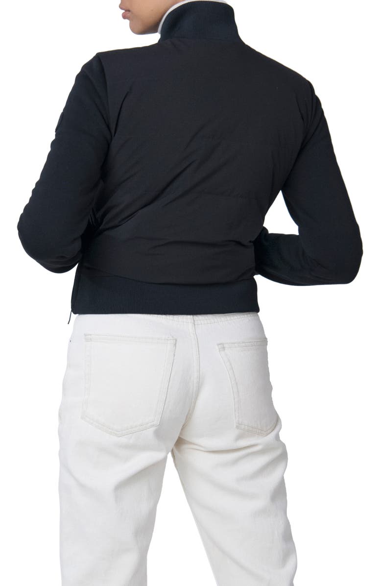 The Recycled Planet Company Nina Hybrid Water Resistant Down Recycled Down Puffer Jacket, Alternate, color, Black