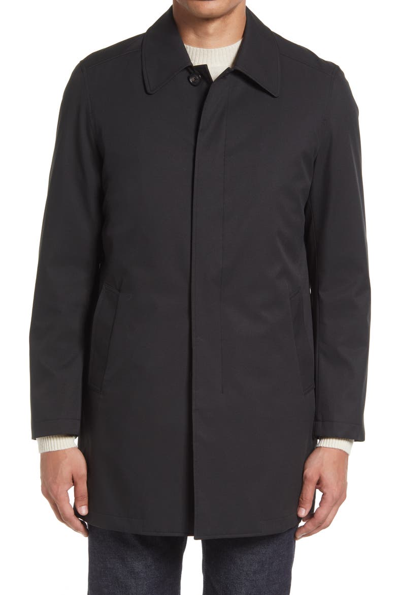 McCord Water Repellent Rain Coat, Alternate, color, BLACK NIGHT