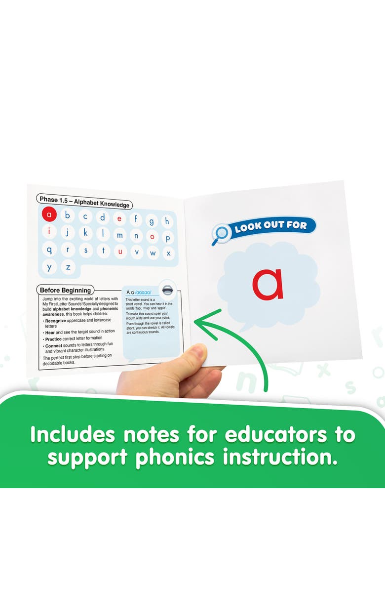 Junior Learning My First Letter Sounds 26 ABC Picture Book Set, Alternate, color, Multicolored