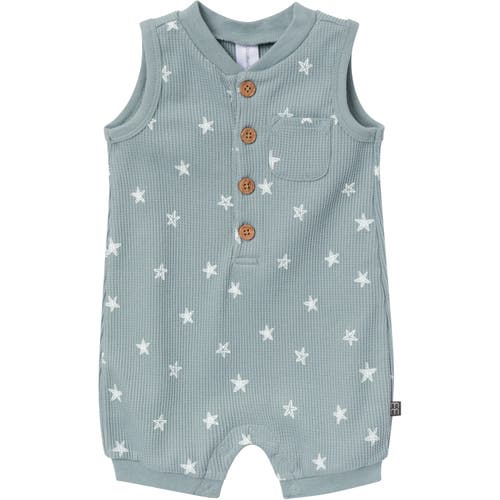 Shop Modern Moments™ By Gerber Sleeveless Short Romper In Medium Teal Starfish
