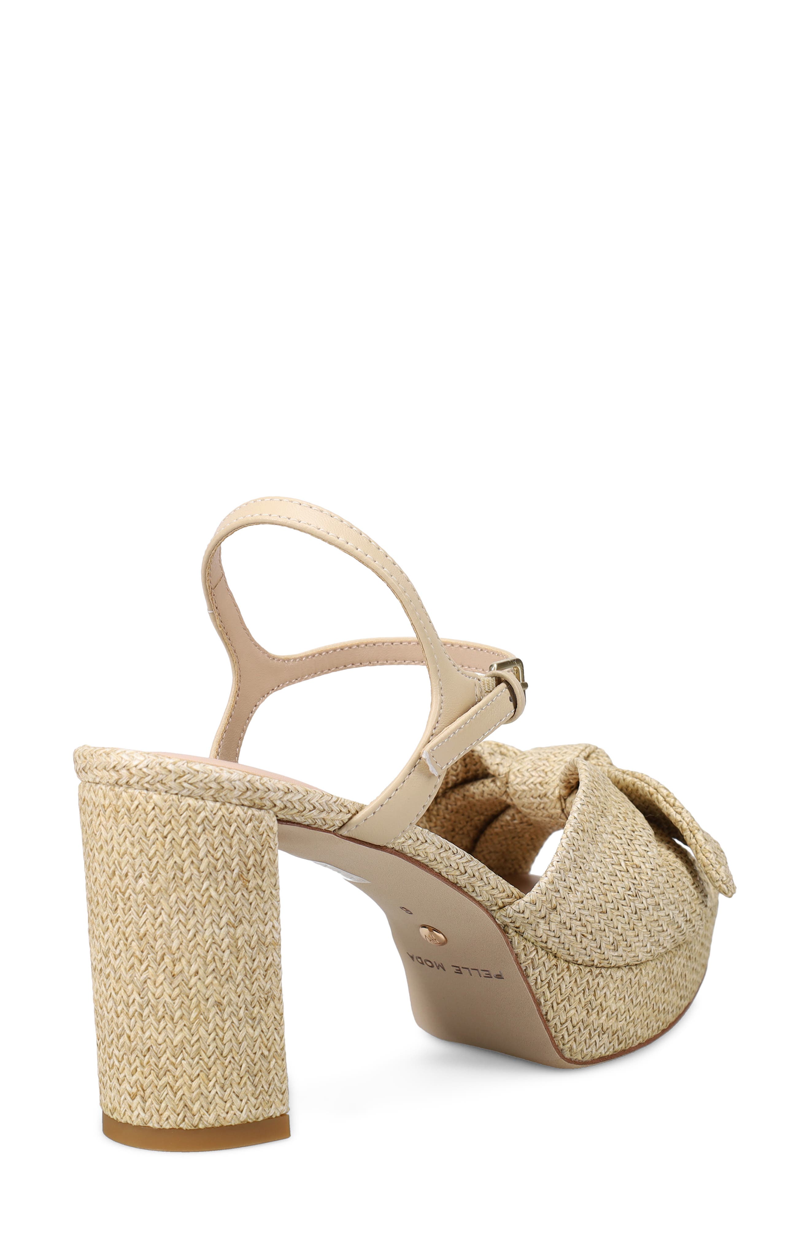 Penni Ankle Strap Platform Sandal, Alternate, color, NATURAL