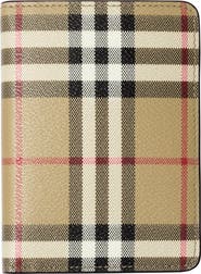Burberry Check Passport Holder
