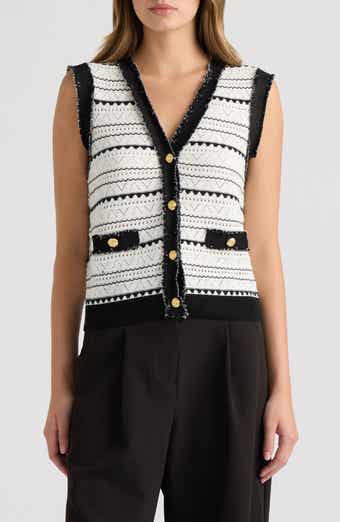Pointelle Sweater Vest