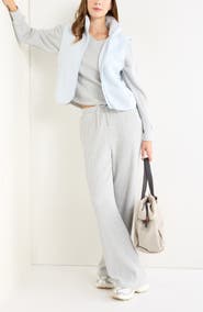 Z by Zella Waffle Knit Wide Leg Pants