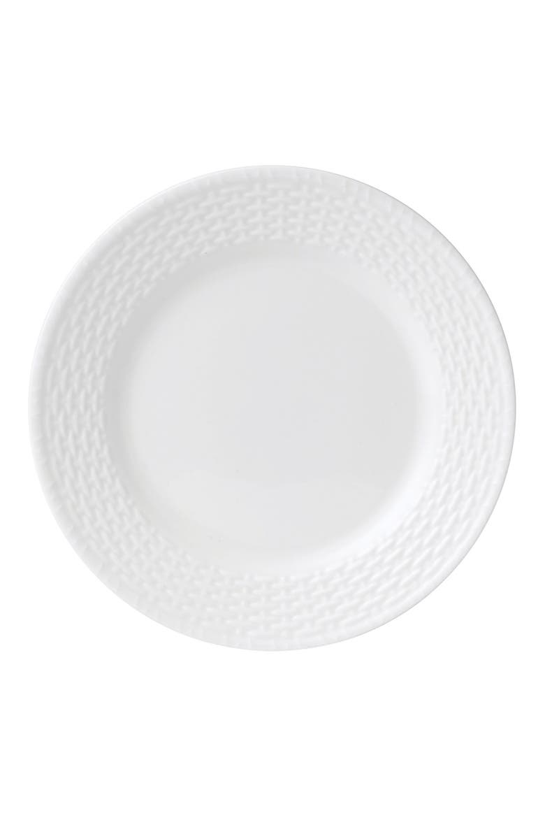 Nantucket Basket Bone China Salad Plate, Main, color, WHITE