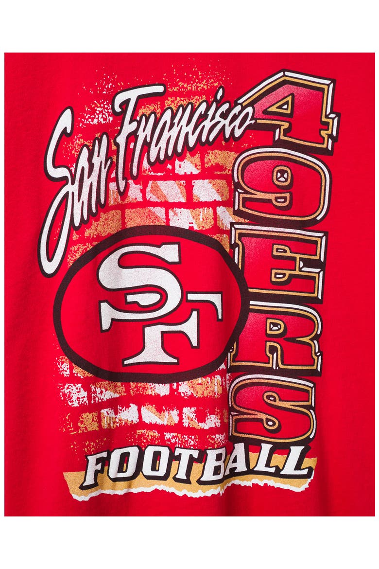 San Francisco 49ers Brick Graphic T-Shirt, Alternate, color, LICORICE