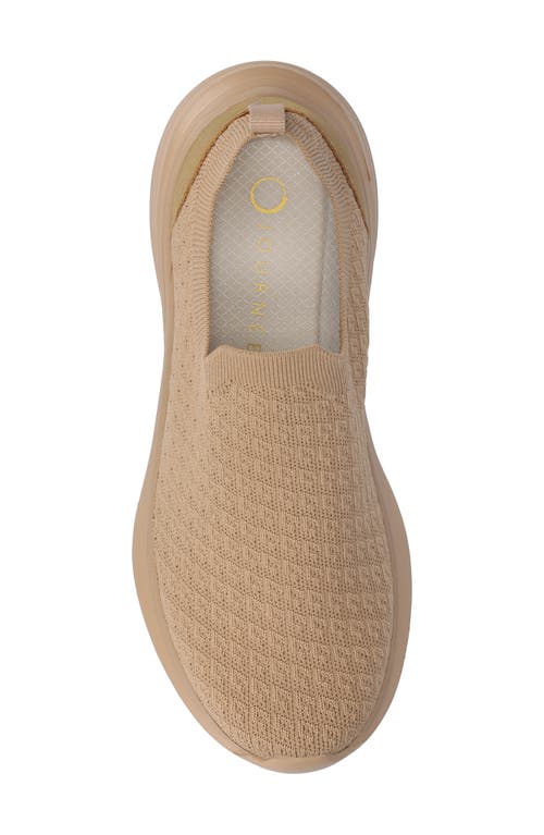 Journee Collection Women's Linnea Casual Slip-on Sneakers In Tan