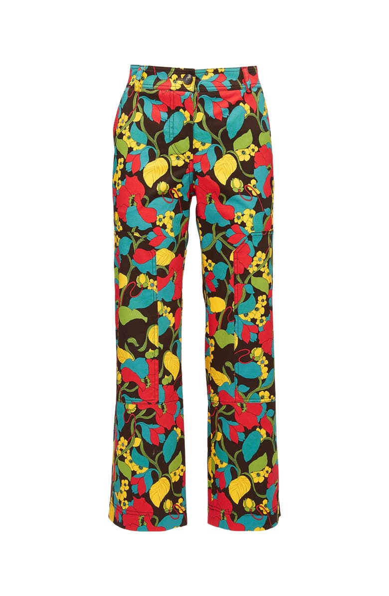 La DoubleJ Cargo Pants Vines Brown, Alternate, color, Vines Brown