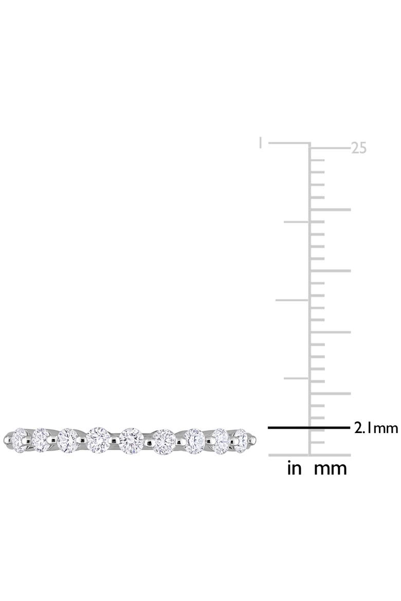 Lab Grown Diamond Eternity Ring Platinum Silver, Alternate, color, Platinum Silver