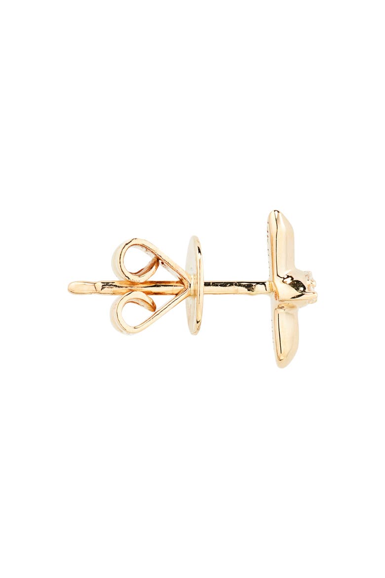 Reese Brooklyn Diamond Stud Earrings, Alternate, color, YELLOW GOLD/ DIAMOND
