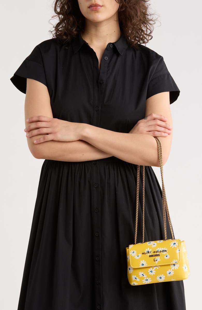 Kurt Geiger London Hampstead Mini Crossbody Bag, Alternate, color, Yellow