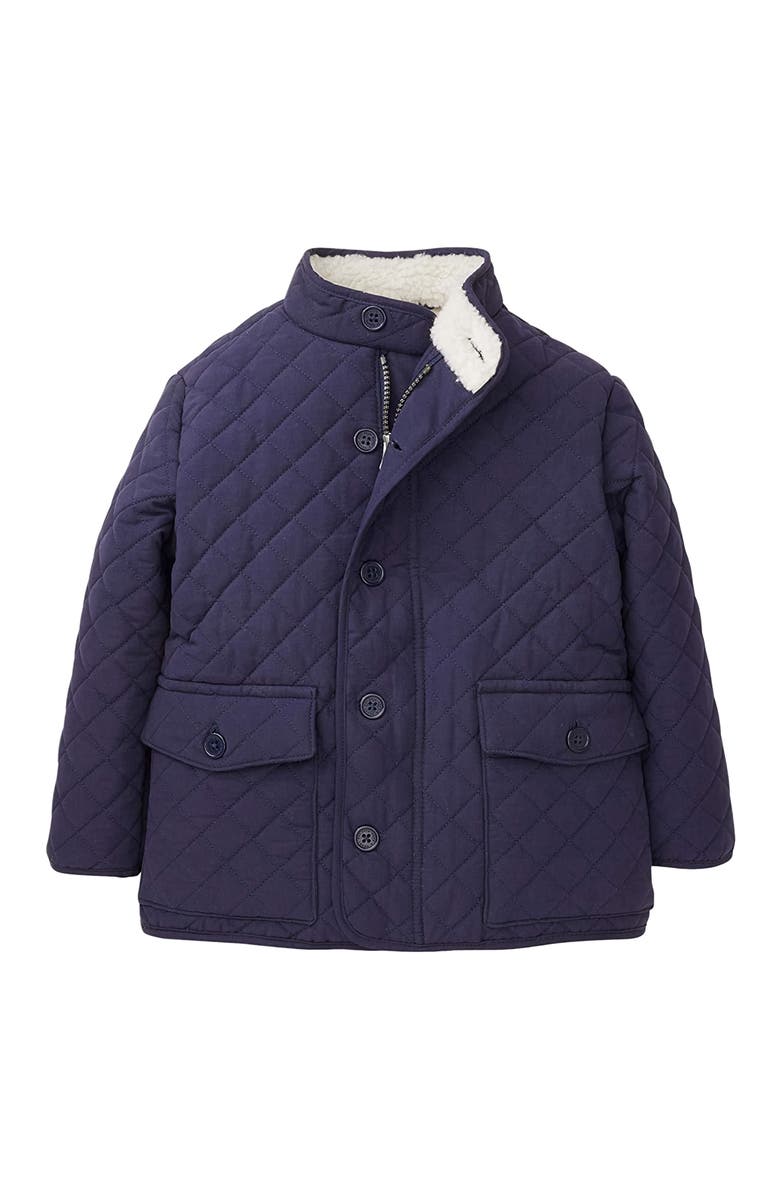 Hope & Henry Boys' Quilted Field Jacket with Faux Shearling, Kids, Main, color, 