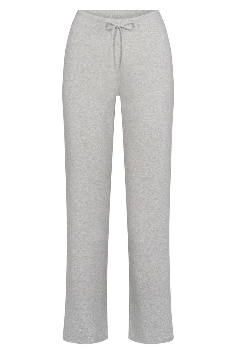 Stretch Cotton Sleep Pants, Alternate, color, LIGHT HEATHER GREY