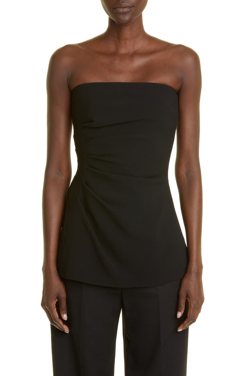 Proenza Schouler Pleated Strapless Top, Main, color,